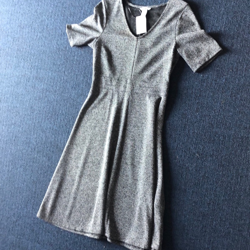 Black and grey dress